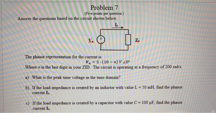 Solved Problem 7 Five Points Per Question Answer The Q Chegg Com