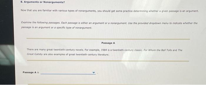 Accept or Reject? The Issue of The Types of Arguments for the