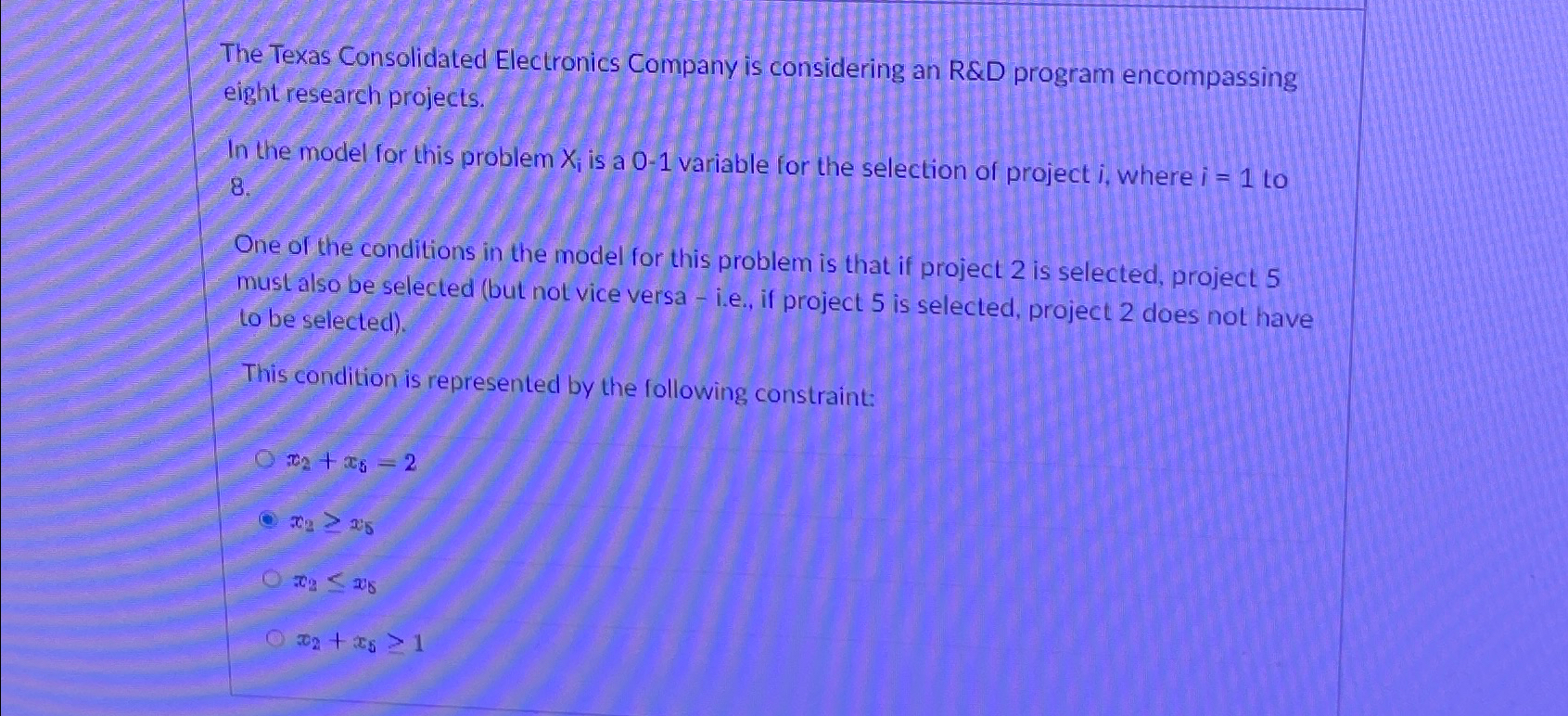 Solved The Texas Consolidated Electronics Company is | Chegg.com