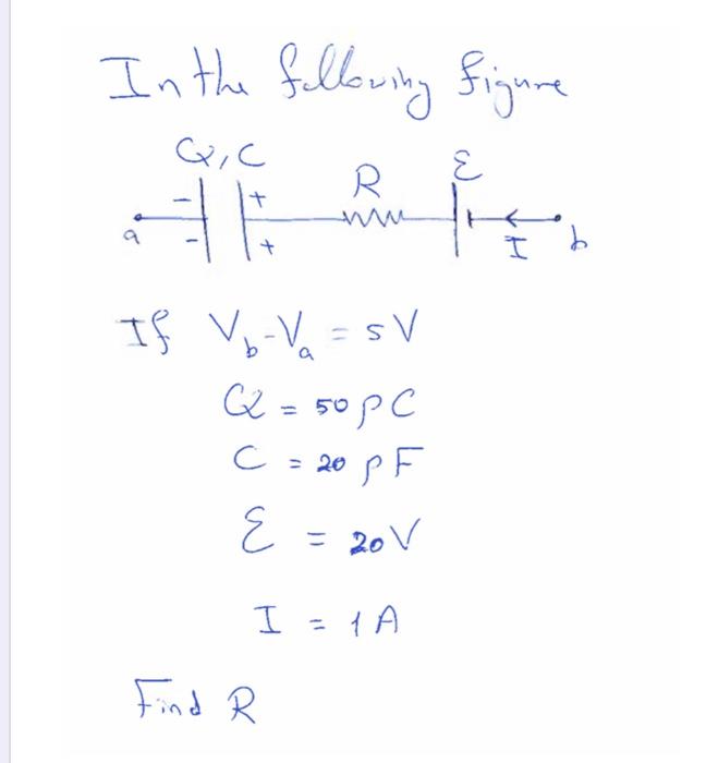 Solved In the following figure le CIC R E + I Ì b b a If V-V | Chegg.com