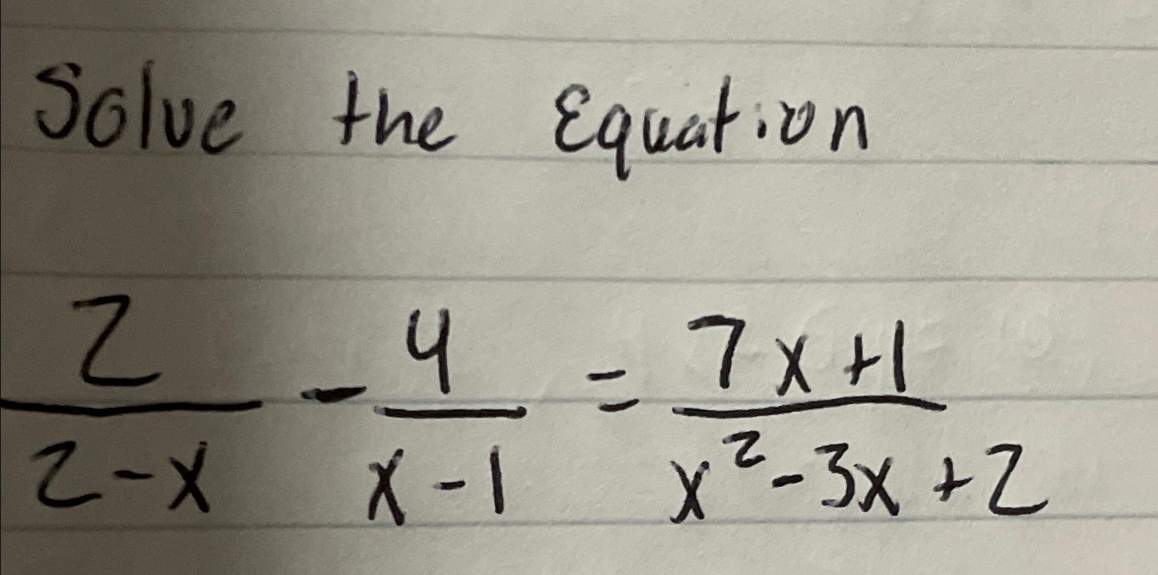 solved-solve-the-equation22-x-4x-1-7x-1x2-3x-2-chegg