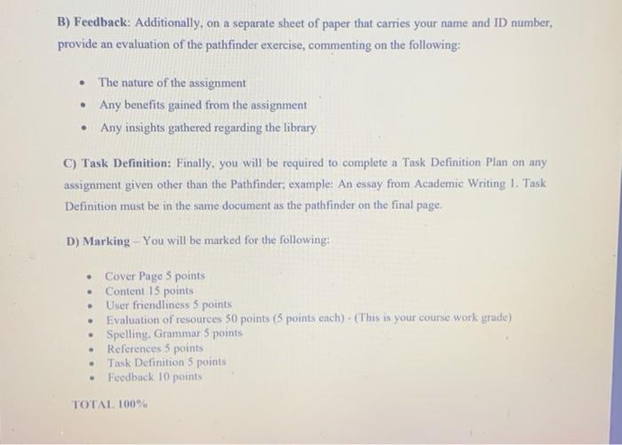 Solved 2023 ASSIGNMENT INSTRUCTION: Create a pathfinder by | Chegg.com