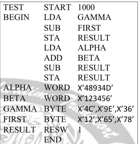 Solved Given the following SIC program:a. Generate the | Chegg.com