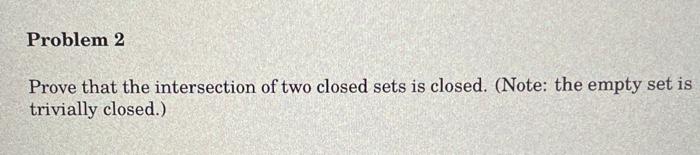 prove that the countable intersection of closed sets is closed
