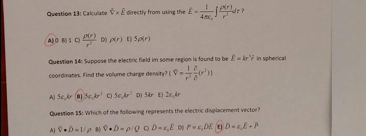 Solved Question 13 Calculate 7 X E Directly From Using T Chegg Com