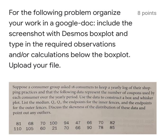 Solved For The Following Problem Organize Your Work In A | Chegg.com