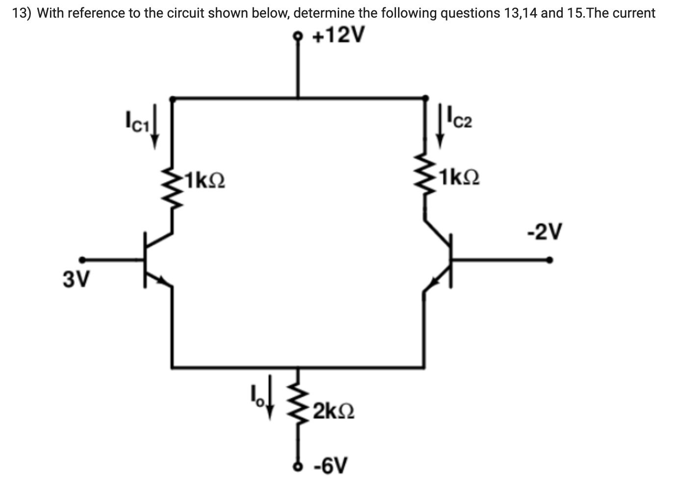 With reference to the circuit shown below, determine | Chegg.com