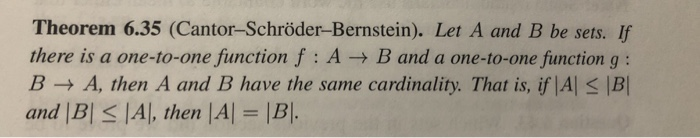 Solved Statement 6.39. Let A, B, And C Be Sets. If |A| = | Chegg.com