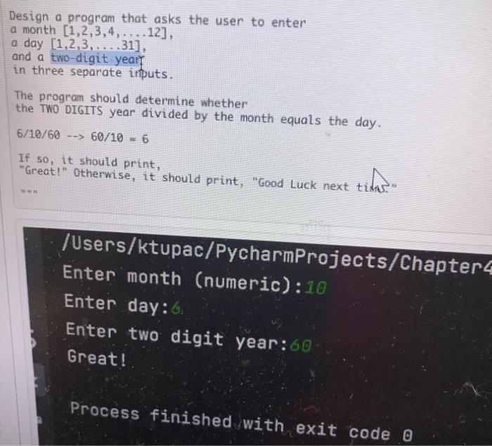 Solved Design a program that asks the user to enter a month | Chegg.com