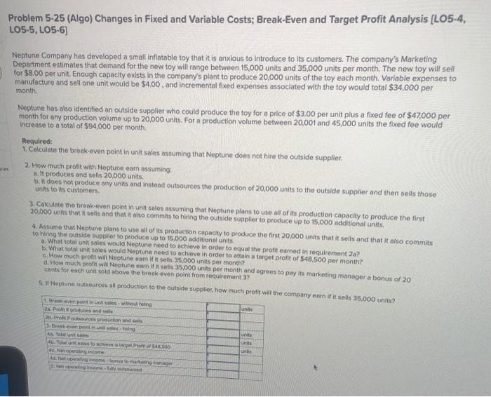 solved-problem-5-25-algo-changes-in-fixed-and-variable-chegg