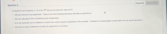 Solved In Newion's Law of gravify, F=G mM/R2 how do we know | Chegg.com