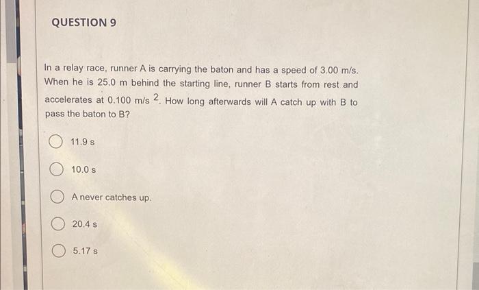 Solved A Car Is Traveling With A Constant Speed When The | Chegg.com