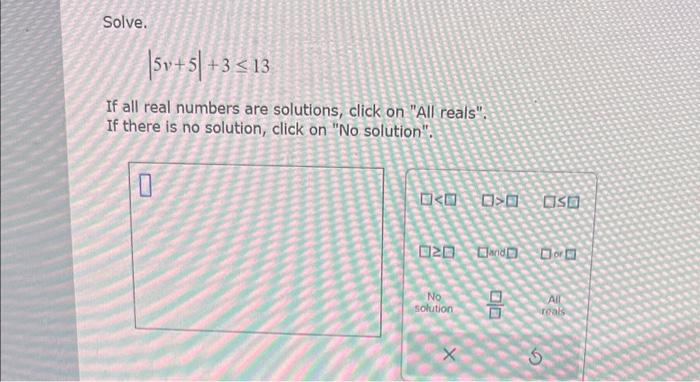 Solved Solve for v. 3∣2v−3∣+28=7 If there is more than one | Chegg.com