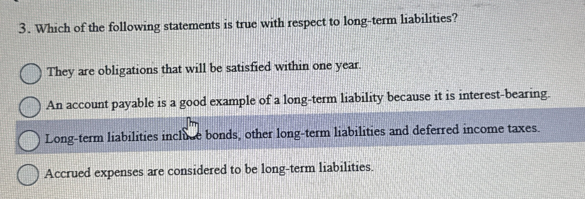 Solved Which of the following statements is true with | Chegg.com