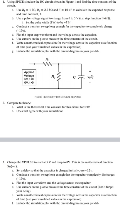 Solved 4. Repeat steps 1-3 for the RL circuit shown in | Chegg.com