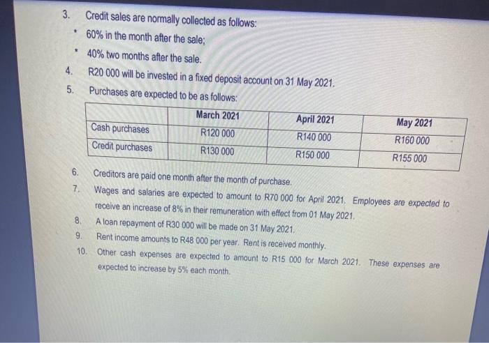 Solved QUESTION 4 (20 Marks) REQUIRED Use the following | Chegg.com