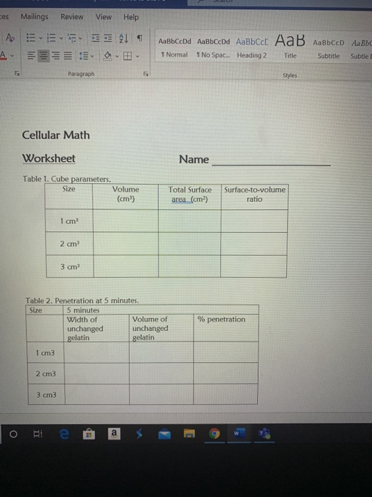 Paragraph Styles Cellular Math Why Cells Divide Cells | Chegg.com