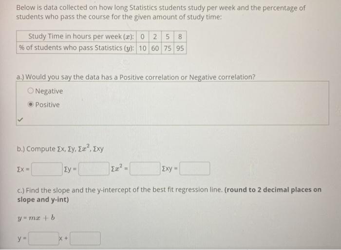Solved below is data collected on how long statistics chegg
