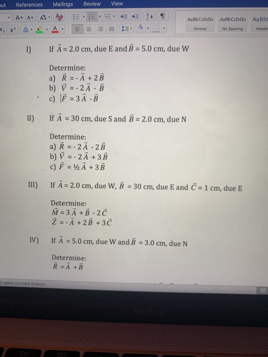 Solved Out References Mailings Review View A A bbc Chegg Com