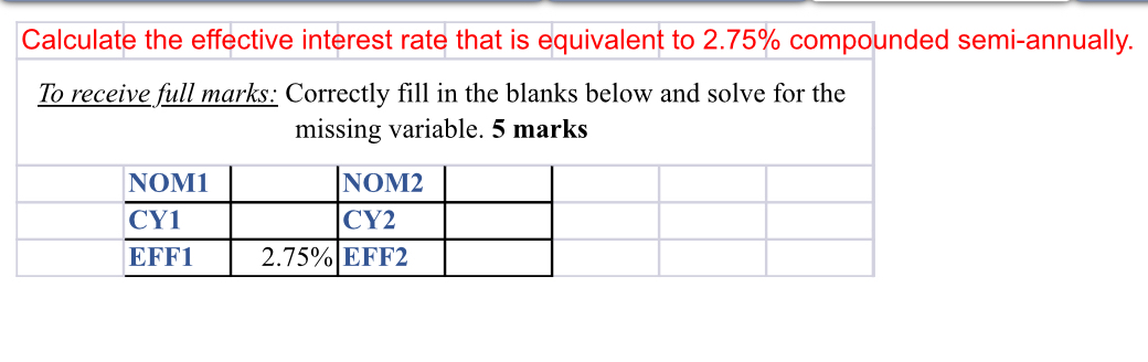 Solved Calculate the effective interest rate that is | Chegg.com
