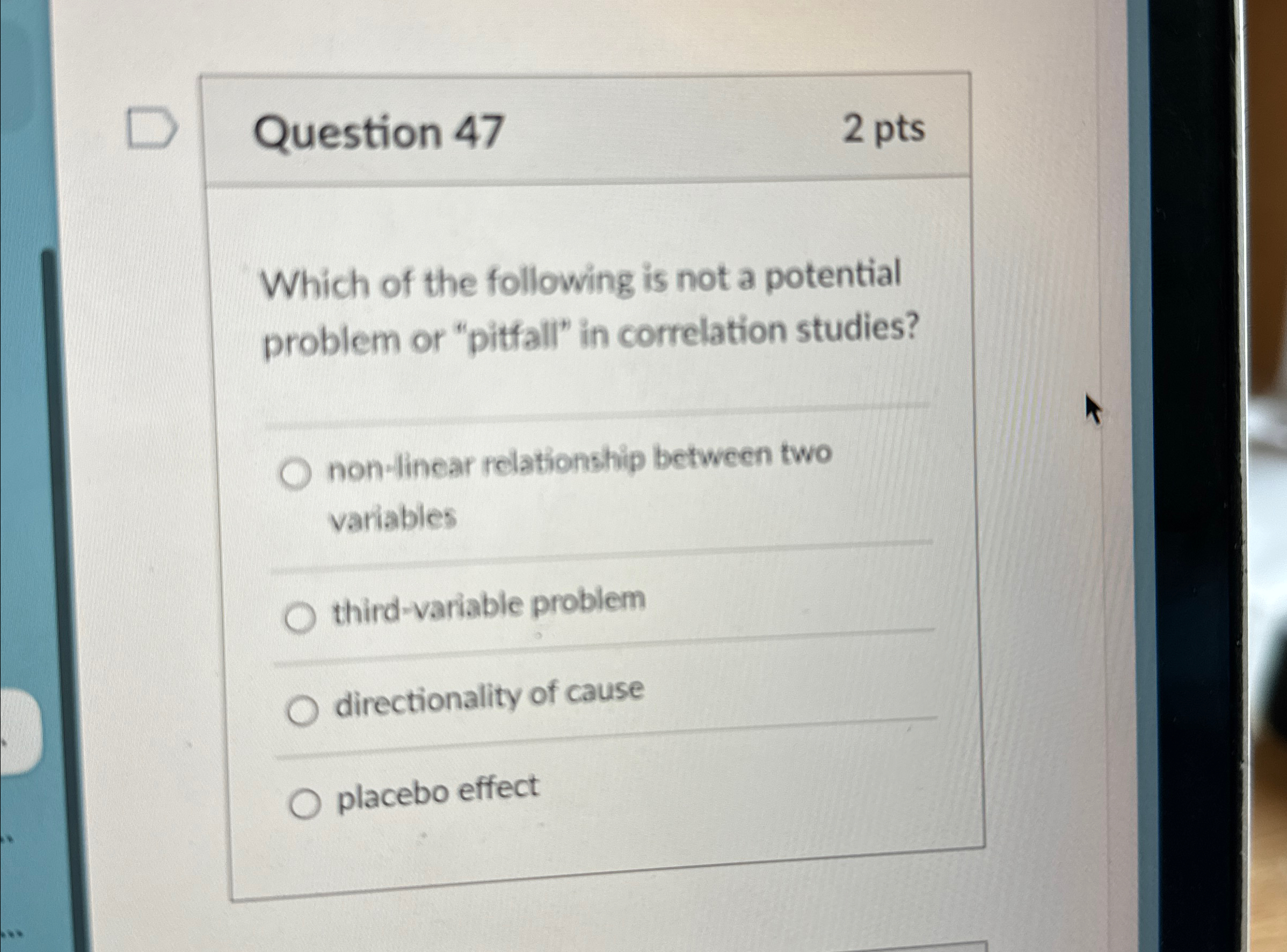 Solved Question 472 ﻿ptsWhich of the following is not a | Chegg.com