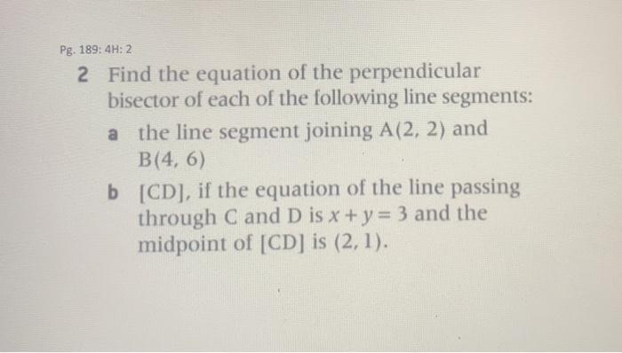 Solved Pg 1 4h 2 2 Find The Equation Of The Chegg Com