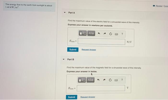 Solved The energy flow to the earth from sunlight is about | Chegg.com