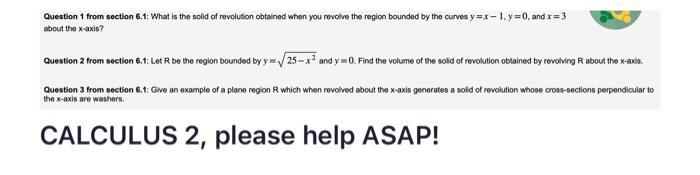 Solved Calculus 2 Please Help Asap Chegg