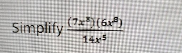 7x 14 6x 8