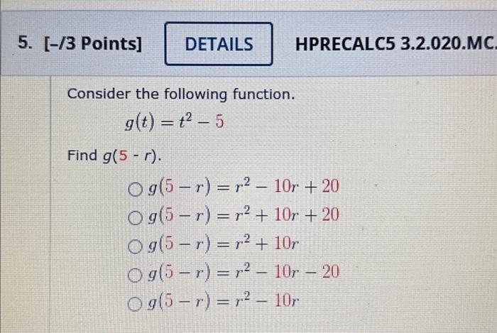 Solved State the domain and range of the function defined by | Chegg.com