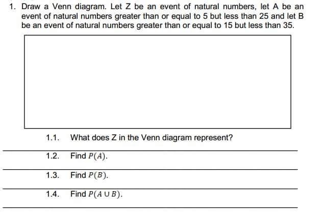 solved-draw-a-venn-diagram-let-z-be-an-event-of-natural-chegg