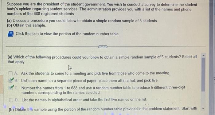 Solved Suppose you are the president of the student | Chegg.com