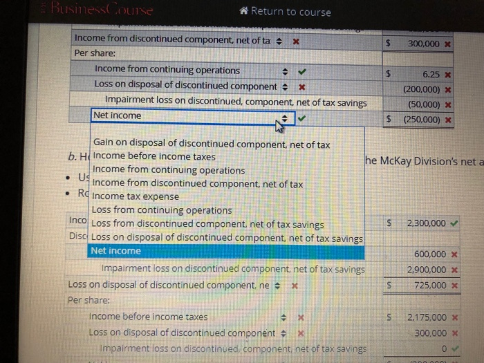 reporting-discontinued-operations-disposal-in-chegg