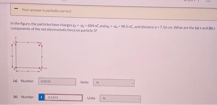 Solved In The Figure, The Particles Have Charges | Chegg.com