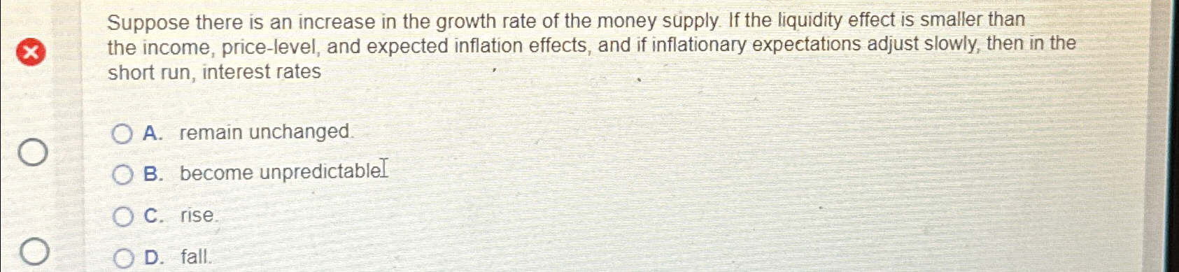 Solved Suppose there is an increase in the growth rate of | Chegg.com