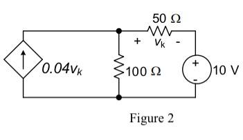 Solved Problem \#2:For the circuit in Figure 2, use the mesh | Chegg.com