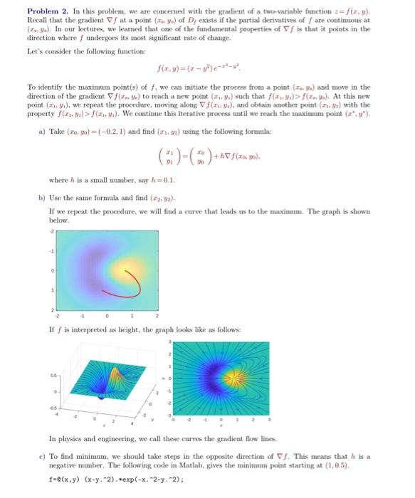 Solved Problem 2. In this problem, we are concerned with the | Chegg.com
