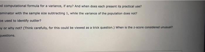Solved 1. What is the difference between the defining and | Chegg.com