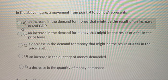 Solved in the above figure, a movement from point A to B | Chegg.com