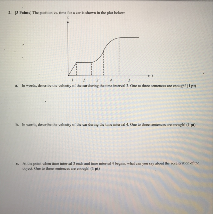 solved-2-3-points-the-position-vs-time-for-a-car-is-chegg