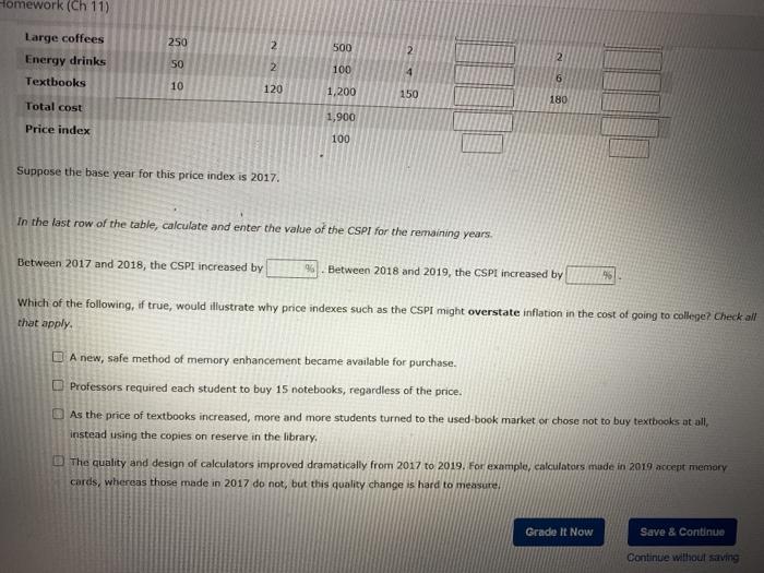 Solved Homework (Ch 11) Perform These Same Calculations For | Chegg.com