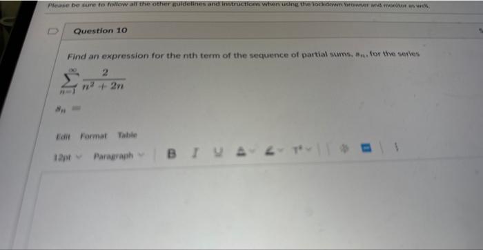 Solved Find an expression for the nth term of the sequence | Chegg.com