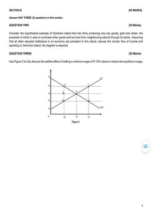 Solved SECTION B [60 MARKS] Answer ANY THREE (3) Questions | Chegg.com