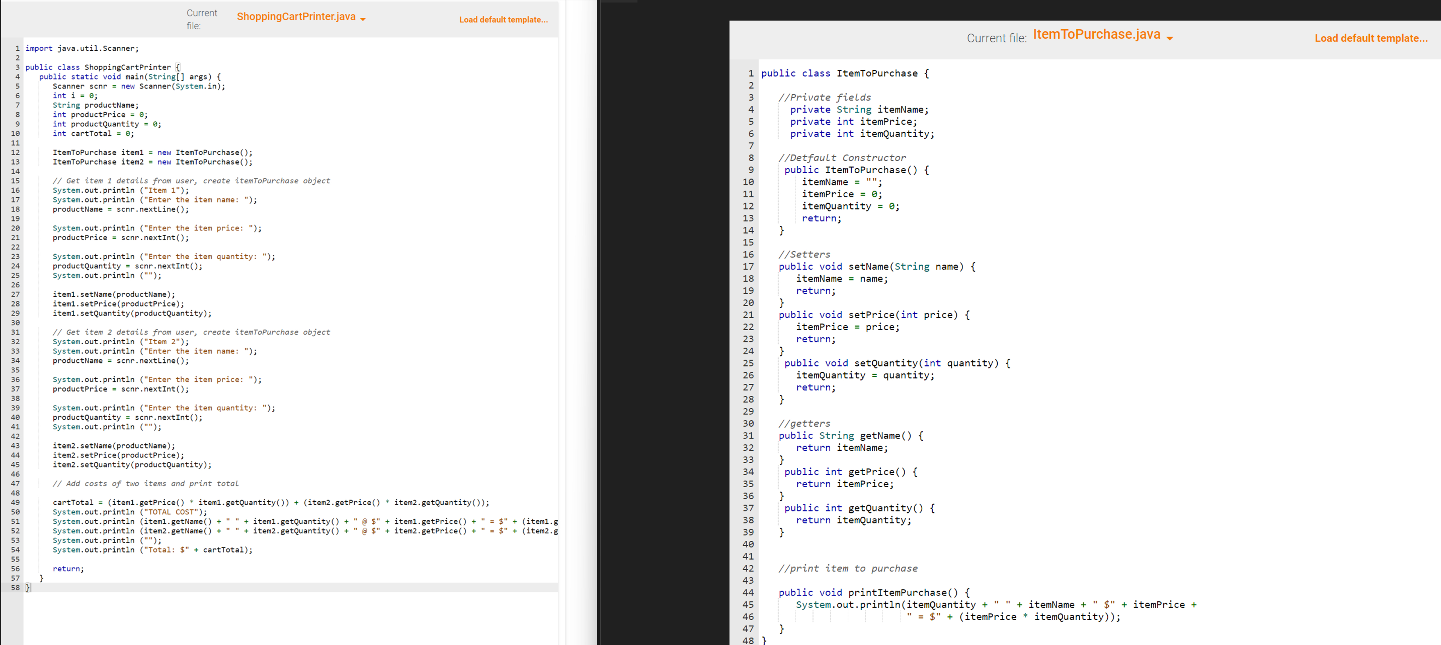 Solved The code in the screenshot does not fully print as it | Chegg.com