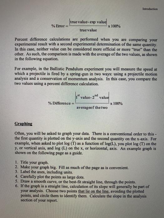 General Structure of the Lab Report 1. Title Page: A | Chegg.com
