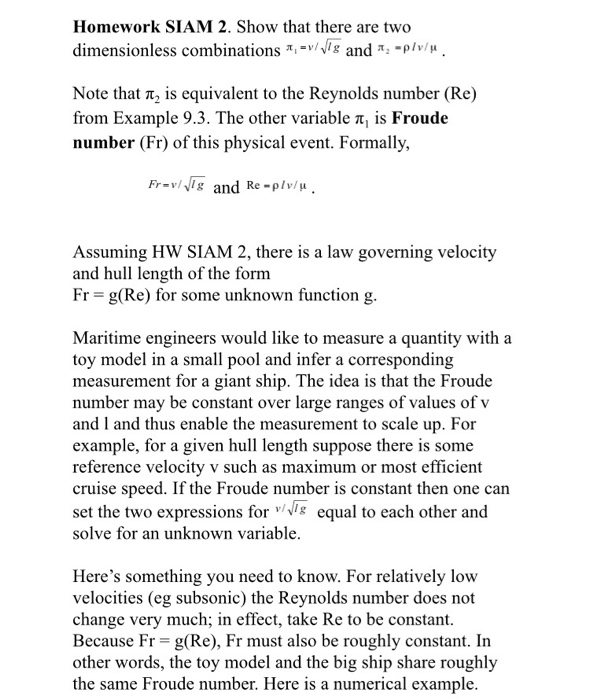 Solved Homework Siam 2 Show That There Are Two Dimension Chegg Com