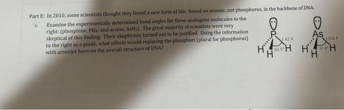 Solved Part E: In 2010, Some Scientists Thought They Found A | Chegg.com