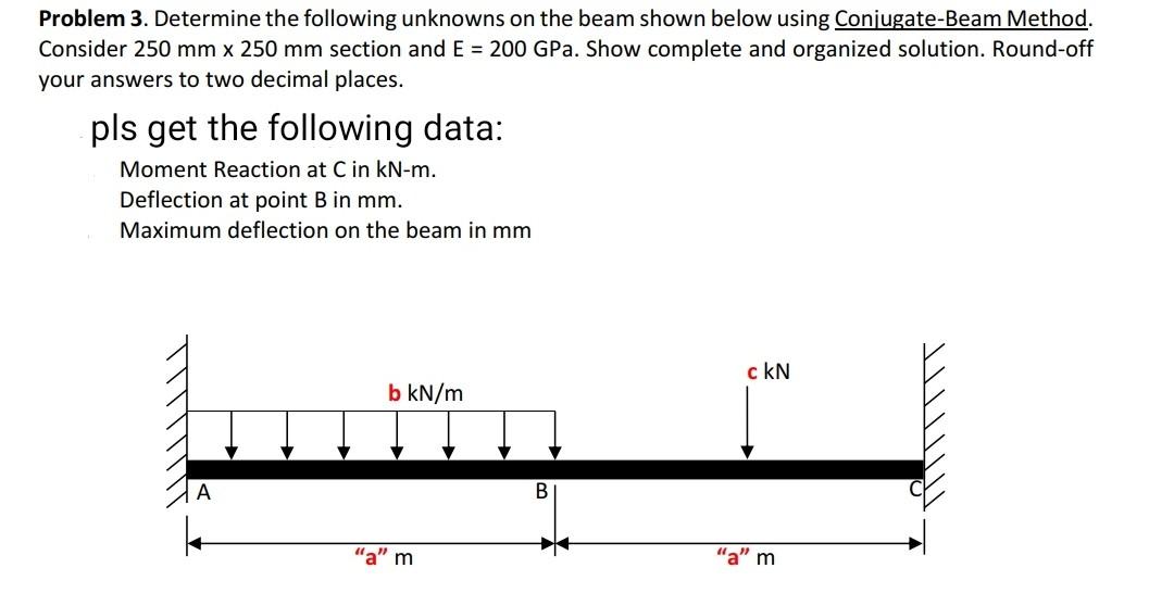 Solved Problem 3 Determine The Following Unknowns On The Chegg