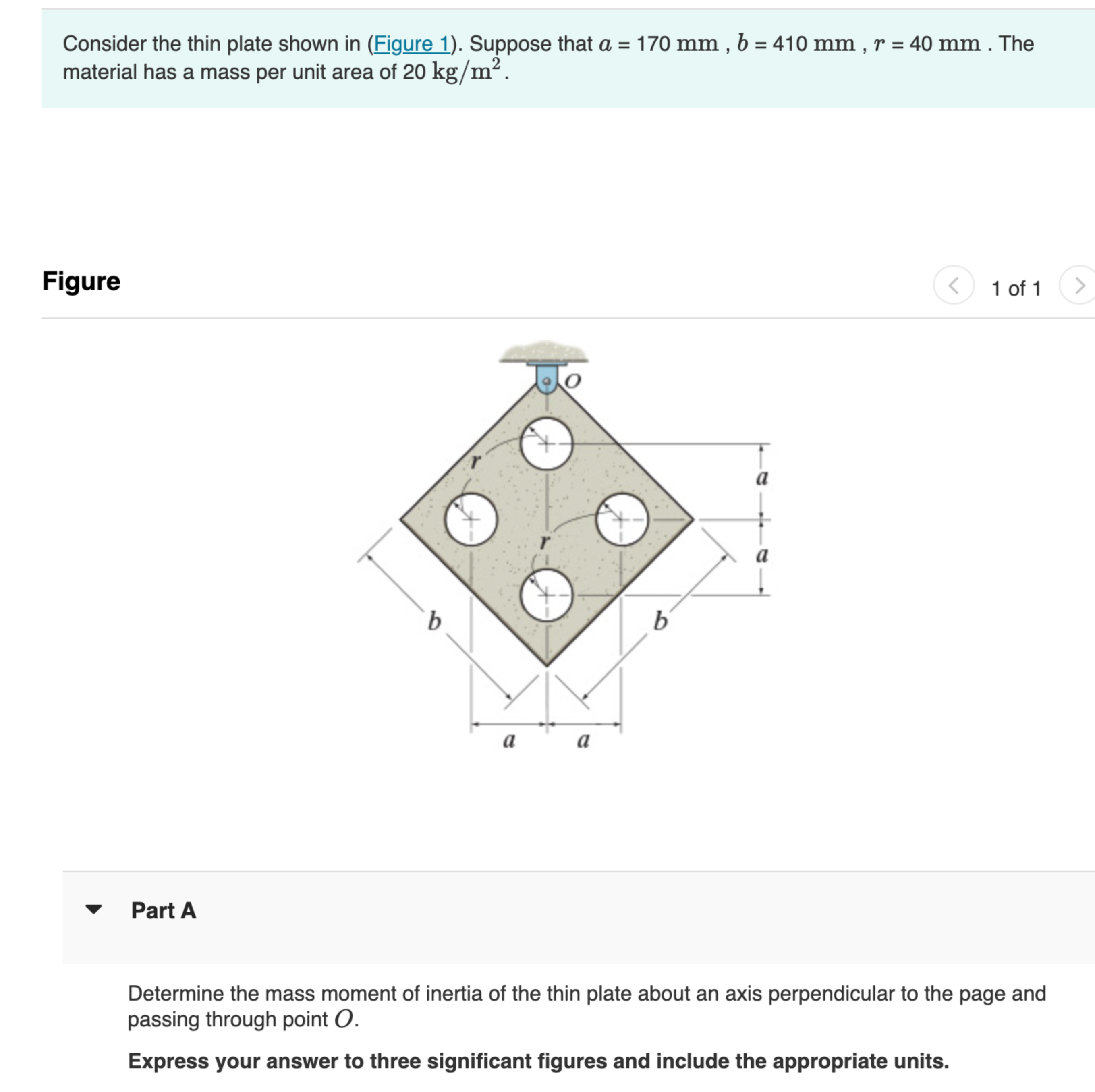 Solved Consider the thin plate shown in (Figure 1). ﻿Suppose | Chegg.com