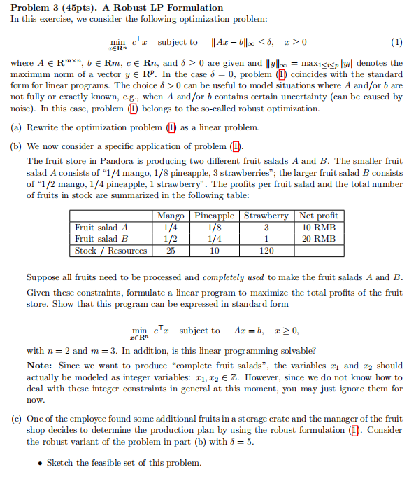 Solved Problem 1 (20pts). Reformulate NLP As LP Reformulate | Chegg.com